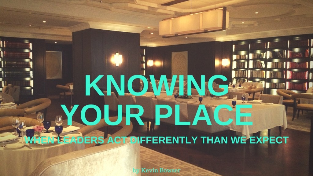Knowing Your Place