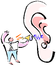 Talking into a Large Ear